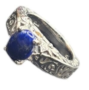 Lapis Lazuli and Citrine Ring